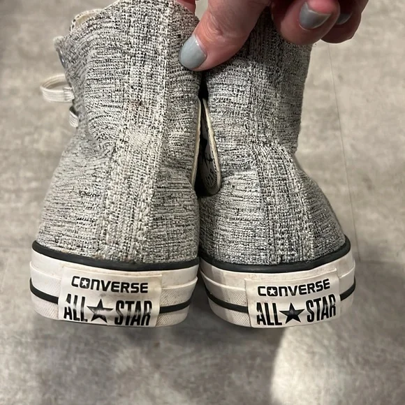 Converse Gray High-Top Sneakers - Picture 5 of 8